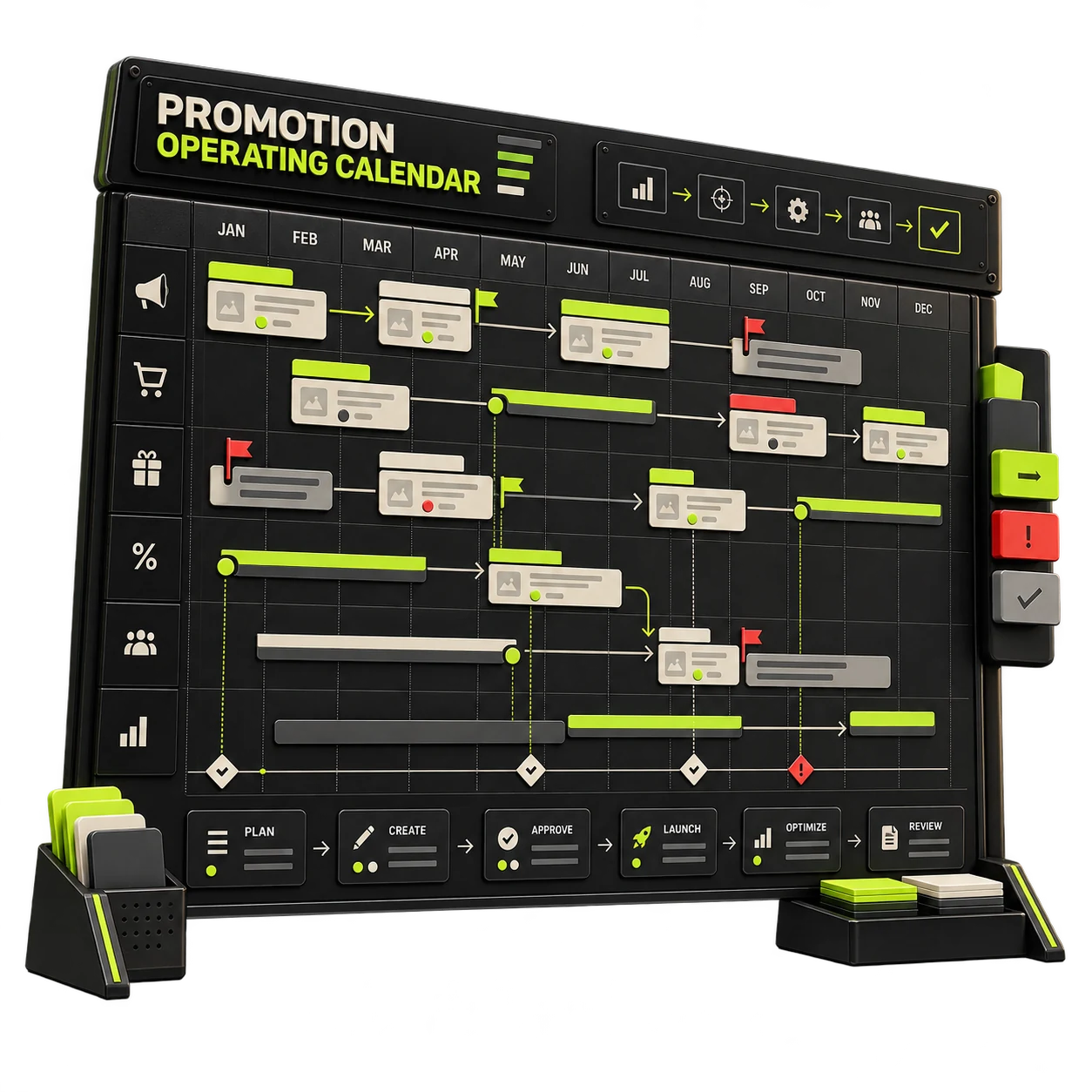 3D illustration of the digital product package